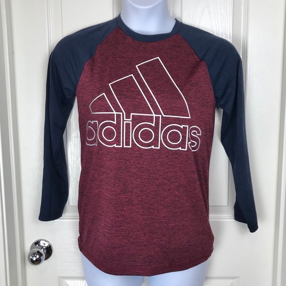 adidas Tops - Adidas Climalite Active Baseball Tee Large 14/16
